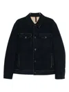 Liu •jo Button Jacket In Blue
