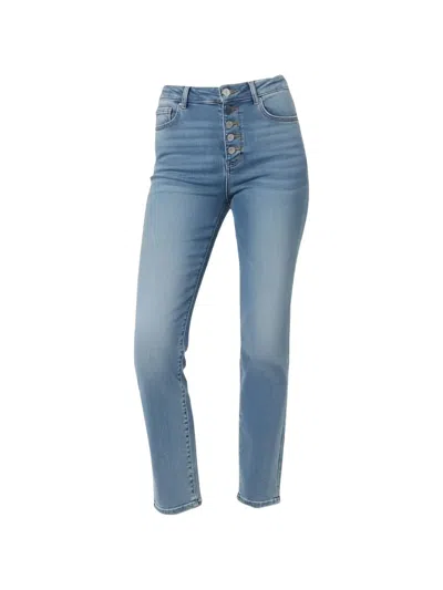 Liu •jo Button Jeans In Blue