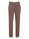 Liu •jo Buttoned Jeans With Side And Back Pockets In Brown
