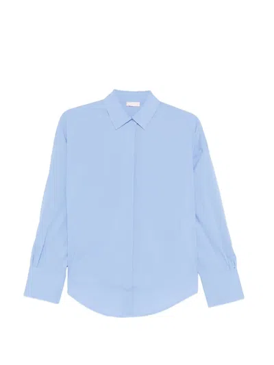 Liu •jo Button Shirt In Blue