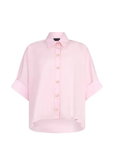Liu •jo Button Shirt In Pink