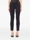 Liu •jo Button Trousers In Black