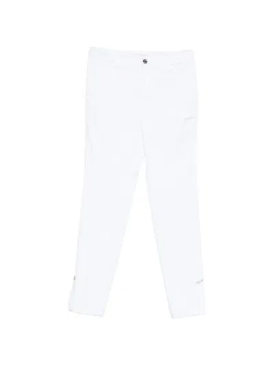 Liu •jo Button Trousers In White