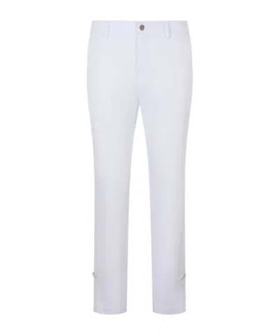 Liu •jo Button Trousers In White