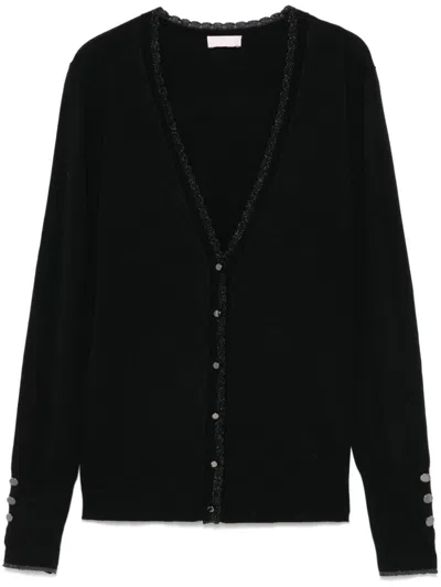 Liu •jo Cardigan Liu Jo Woman Color Black In Schwarz