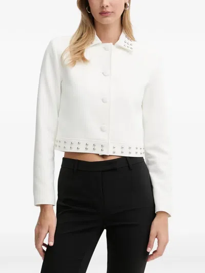 Liu •jo Button-up Jacket In White
