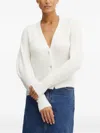 Liu •jo Buttoned Cardigan In White