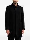 Liu •jo Buttoned Coat In Black