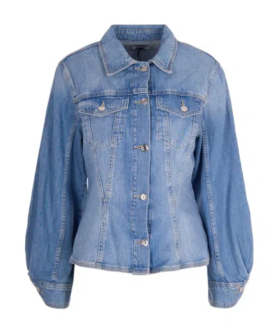 LIU •JO LIU JO BUTTONED DENIM JACKET