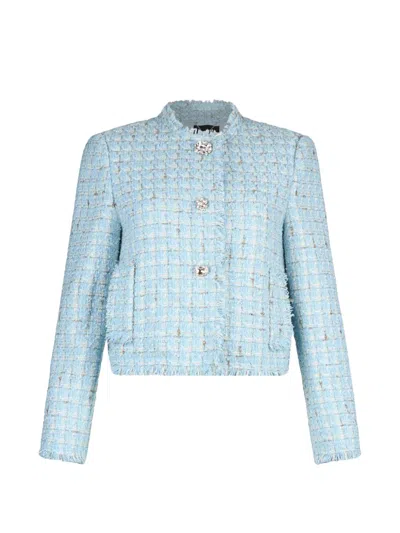 Liu •jo Buttoned Jacket In Blue
