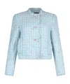Liu •jo Buttoned Jacket In Blue