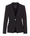 Liu •jo Liu Jo Buttoned Tailored Blazer In Black