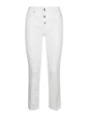 Liu •jo Buttoned Trousers Back Patch In White