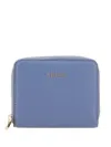 Liu •jo Caliwen Logo Zip Wallet In Blue