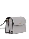 Liu •jo Caliwen Metallic-effect Crossbody Bag In Gray