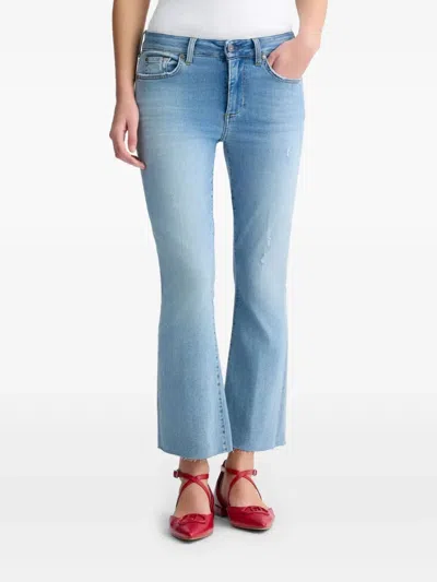 Liu •jo Liu Jo Camal Trumpet Denim Jean Pants In デニム