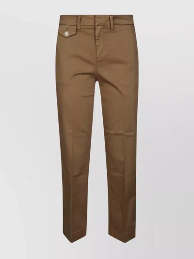 Liu •jo Camel Trousers Pockets Loops