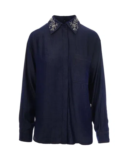Liu •jo Camicia Colletto Floreale Normal Wash