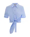 Liu •jo Camicia Con Nodo Azzurro Sky In Blue