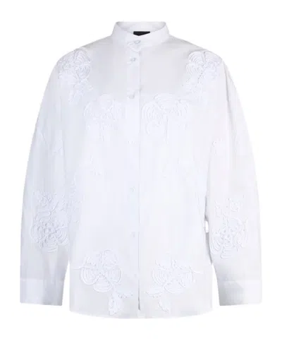 Liu •jo Camicia Con Ricami In White