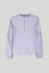 Liu •jo Camicia Coreana Righe In As Shown In The Picture