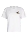 Liu •jo Cotton T-shirt With Embroidery And Rhinestones