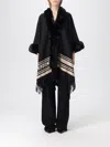 Liu •jo Cape Liu Jo Woman Color Black In Black