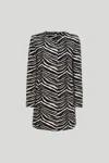 Liu •jo Cappotto Zebra In Nero