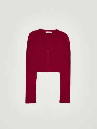 Liu •jo Cardigan Cardigan In Red