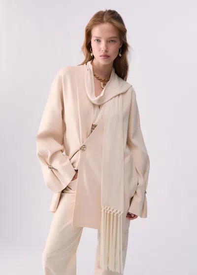Liu •jo Liu Jo Cardigan Cf6091-ms99e In Neutral