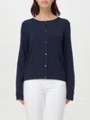 Liu •jo Black Cardigan With Jewel Buttons In Blau