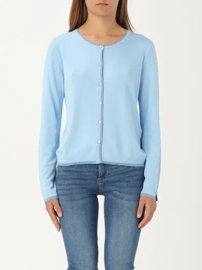 Liu •jo Cardigan Liu Jo Woman Color Gnawed Blue In Gnawed Blue