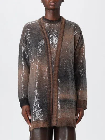 LIU •JO SWEATER LIU JO WOMAN COLOR GREY,H52680020