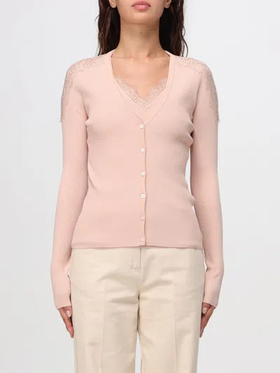 LIU •JO CARDIGAN LIU JO WOMAN COLOR PINK,H45445010