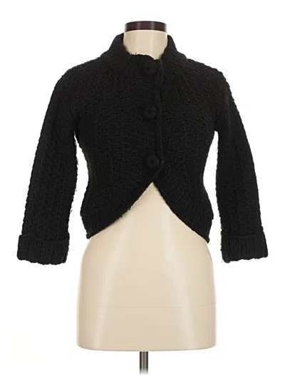 Pre-owned Liu •jo Cardigan Sweater In Black