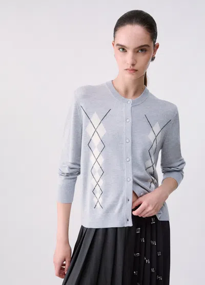Liu •jo Liu Jo Cardigan Wf6288-ma16r In Gray