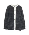 Liu •jo Long Flowing Maxi Cardigan With Open Front In Black
