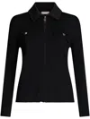 Liu •jo Cardigan With Zip In Black