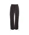 Liu •jo Cargo Pants With Logo Print In Brown