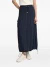 Liu •jo Liu Jo Maxi Skirt With Cargo Pockets In Blue