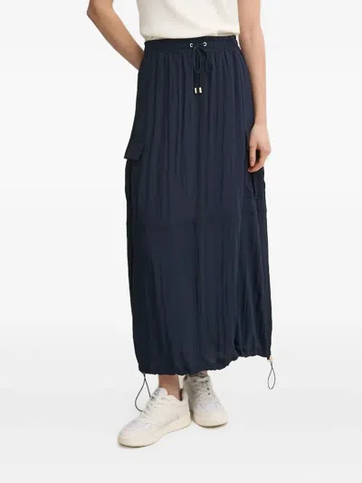 LIU •JO CARGO-POCKET DRAWSTRING SKIRT