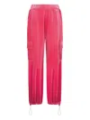 Liu •jo Cargo-pocket Track Pants In Pink