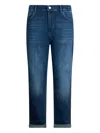 Liu •jo Carrot-fit High-rise Jeans In Blue