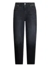Liu •jo Carrot Fit Jeans In Black