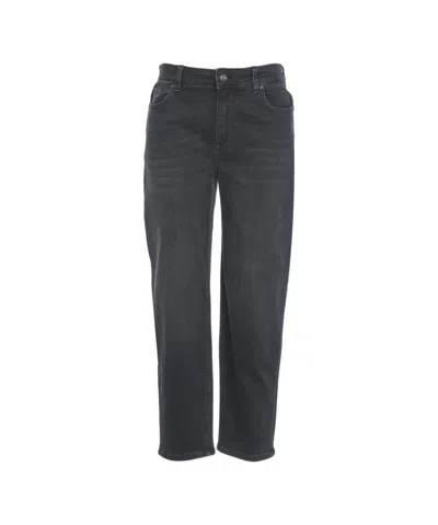 Liu •jo Carrot Fit Jeans In Black