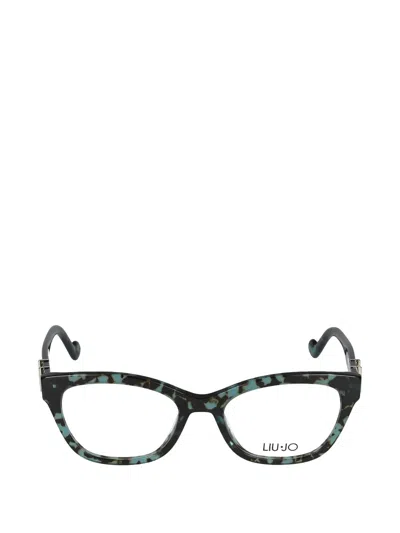 Liu •jo Cat-eye Eyeglasses In Black