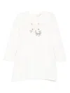 Liu •jo Cat-face Embellished Dress In White