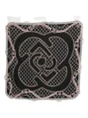Liu •jo Catena Chain-print Square Scarf In Black