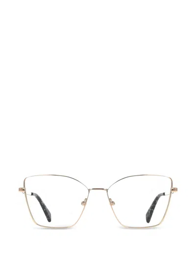 Liu •jo Cat-eye Frame Glasses In Gold