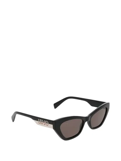Liu •jo Cat-eye Frame Sunglasses In Black